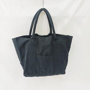 ロンハーマン Ron Herman バッグ トートバッグ ハンドバッグ ロゴ 刺繍 ブラック 黒 レディース