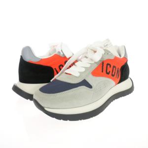 ディースクエアード DSQUARED2 Running ICONロゴ ローカットスニーカー 靴 41 オレンジ/グレー S82SN0212 国内正規 メンズ｜vectorpremium