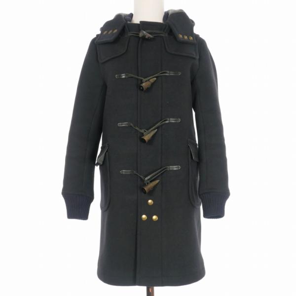 サイ ベーシックス SCYE BASICS ウールメルトン ダッフルコート ジャケット 38 ネイビ...