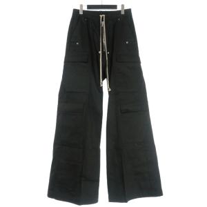 ダークシャドウ DRKSHDW Rick Owens 23AW DOUBLE CARGO JUMBO BELAS カーゴパンツ S 黒 ブラック DU02C5398 TW メンズ｜vectorpremium