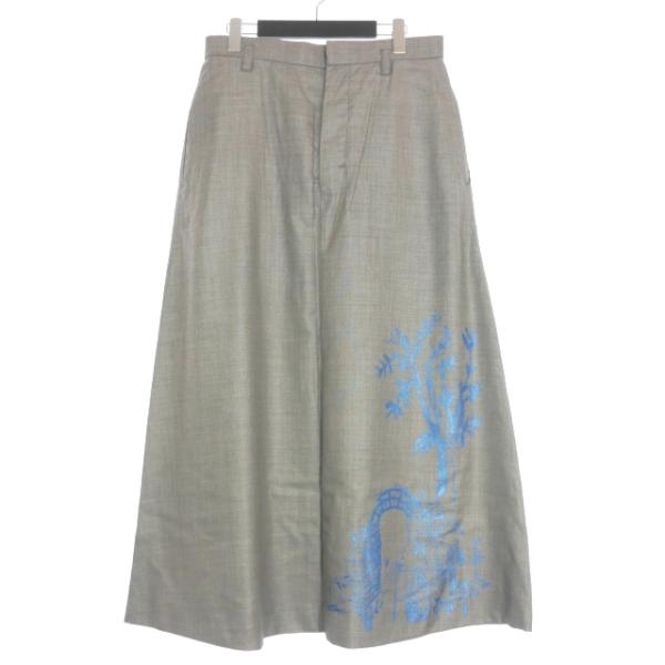 未使用品 シンヤコズカ SHINYA KOZUKA 24SS SKIRT AS CANVAS マキシ...