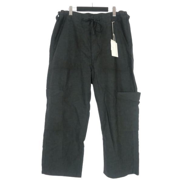 未使用品 アンセルム ANCELLM 24SS CHAMBRAY BAKER CARGO PANTS...