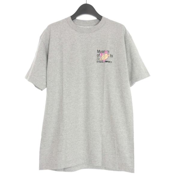 村上隆 カイカイキキ COMPLEXCOM Tシャツ カットソー 半袖 M グレー メンズ