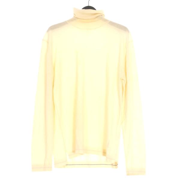 ランバンオンブルー LANVIN en Bleu タートルネック ニット セーター 長袖 50 ベー...