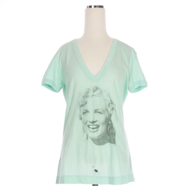 ドルチェ&amp;ガッバーナ ドルガバ DOLCE&amp;GABBANA マリリンモンロー Vネック プリントTシ...