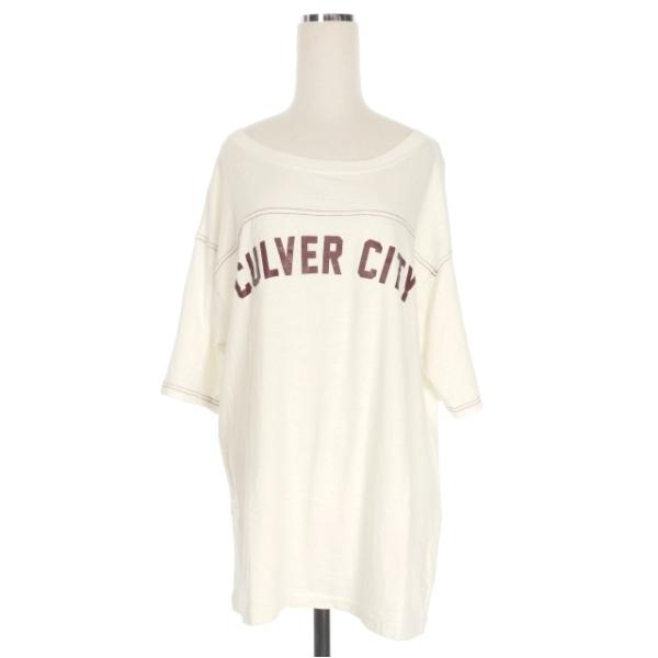 エトレトウキョウ ETRE TOKYO プリントTシャツ カットソー 半袖 F ホワイト 白 122...