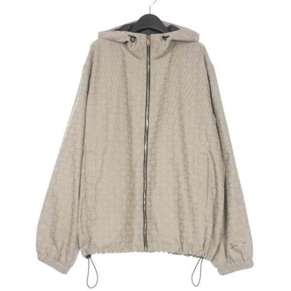 ジバンシィ GIVENCHY モノグラム 72 ジャカード ウィンドブレーカー フーデッドジャケット...