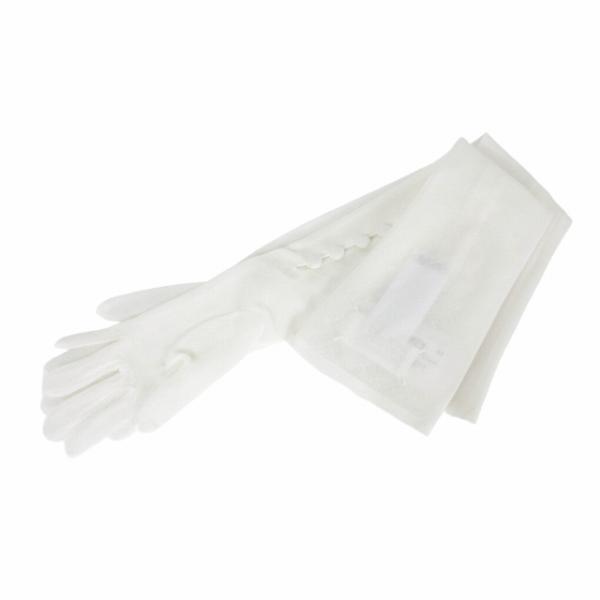 メゾンマルジェラ Maison Margiela 22SS リネンレース ロンググローブ 手袋 S ...