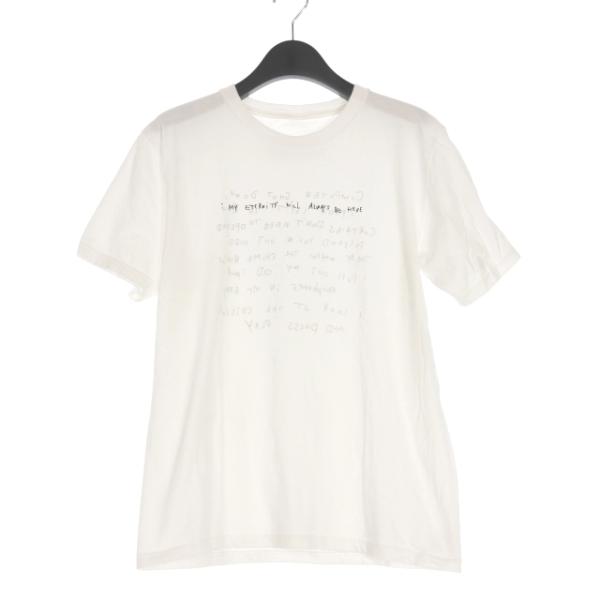 スキン SKIN コットン プリント WRITING Tシャツ カットソー 半袖 FREE ホワイト...