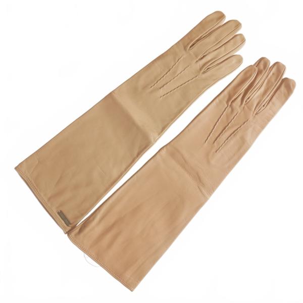 ディースクエアード DSQUARED2 23AW ナッパレザー ロンググローブ 手袋 7 ROSA ...