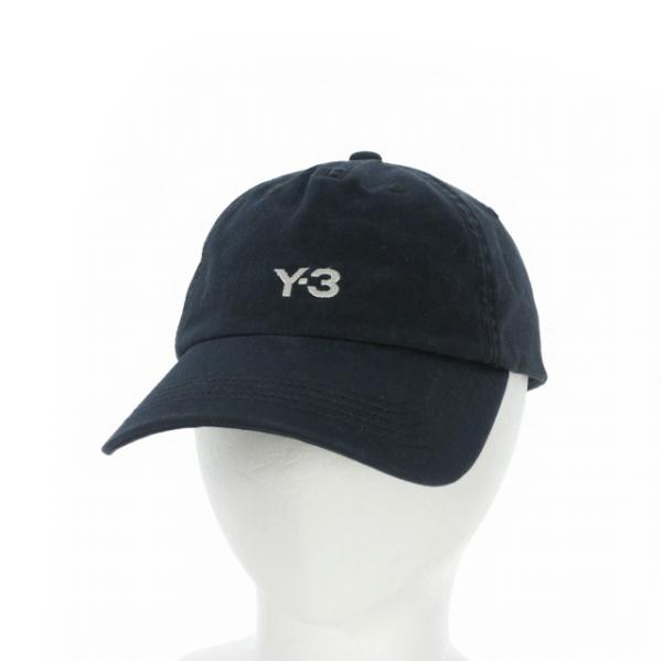 ワイスリー Y-3 ヨウジヤマモト DAD CAP ロゴ刺繍 ベースボールキャップ 帽子 OS ブラ...