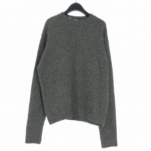 未使用品 ホープ HOPE 25AW LEO SWEATER Blue Beige Melange クルーネックニット セーター 46 ブルーベージュ 57544280 メンズ