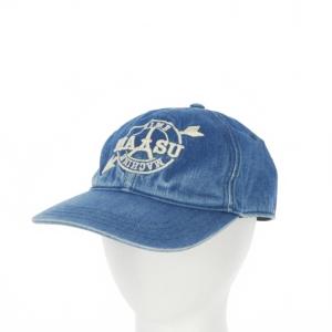 未使用品 エムエーエスユー MASU 25AW MB EMBROIDERY CAP ロゴ刺繍キャップ 帽子 ONESIZE インディゴ B25F9OJ001 メンズ