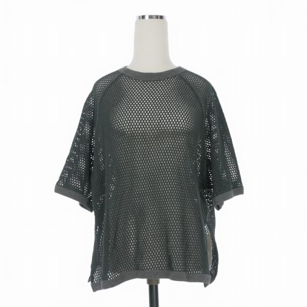 未使用品 ビームスボーイ BEAMS BOY メッシュ リンガー ショートスリーブ Tシャツ カット...