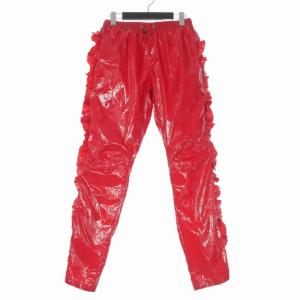 エムエーエスユー MASU 23SS DANCING TRACK PANTS ダンシングトラックパンツ ナイロンパンツ 46 レッド 赤 MMSS-PT1023 メンズ