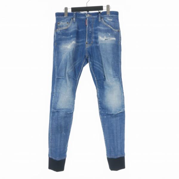未使用品 ディースクエアード DSQUARED2 25SS Track Denim Pant トラッ...