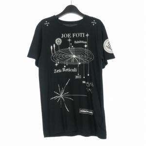 クロムハーツ CHROME HEARTS 22SS JOE FOTI Exhibition 2022 Zeta Reticuli限定 プリントTシャツ カットソー 半袖 M ブラック 黒 国内正規