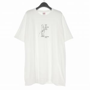 シュプリーム SUPREME 25SS Piss Tee Mark Gonzales Tシャツ カットソー 半袖 L ホワイト 白 メンズ