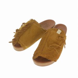 未使用品 ビズビム VISVIM 26SS CHRISTO SHAMAN-FOLK クリストシャーマンフォーク サンダル 靴 L キャメル 0126102002001 メンズ