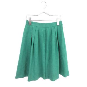 エージーバイアクアガール AG by aquagirl スカート ミニ フレア ギャザー S 緑 グリーン /tk レディース中古 【ベクトル 古着】