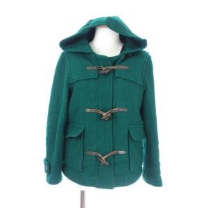 マカフィー MACPHEE トゥモローランド ダッフルコート 38 緑 グリーン