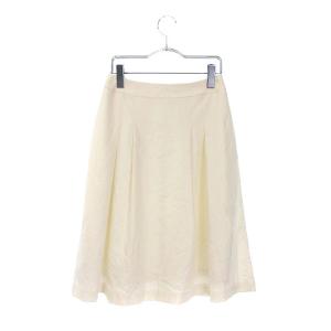 アルファキュービック ALPHA CUBIC A/C DESIGN BY スカート フレア ひざ丈 61 白 ホワイト ☆S☆ ayy0319 レディ