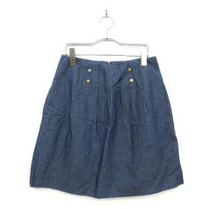 トータリテ Totalite スカート ミニ フレア 38 青 ブルー ☆S☆ ako0610 レディース