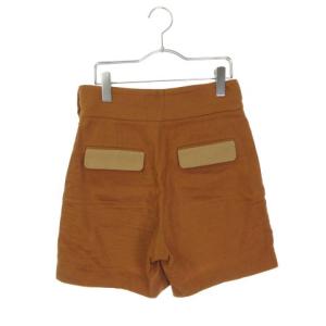 パンセ pensee パンツ ショート リネン...の詳細画像1