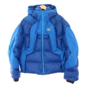 ルイヴィトン LOUIS VUITTON ヒートリアクティブパファ モノグラム ダウンジャケット 48 青 RM221M I64 HMB23E 2054 /KH メンズ