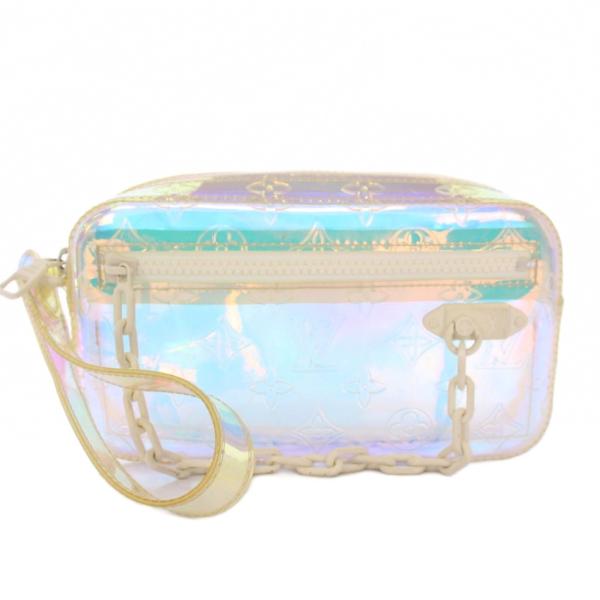 ルイヴィトン LOUIS VUITTON モノグラムプリズム ポシェット ヴォルガ クラッチバッグ ...