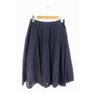 リッチミー Riccimie スカート ロング フレア M 紺 /HA ■AC レディース