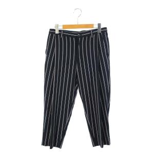 ヨーロー スタイルオブライフ YOLO STYLE OF LIFE パンツ テーパード ストライプ 紺 /RM ■AC