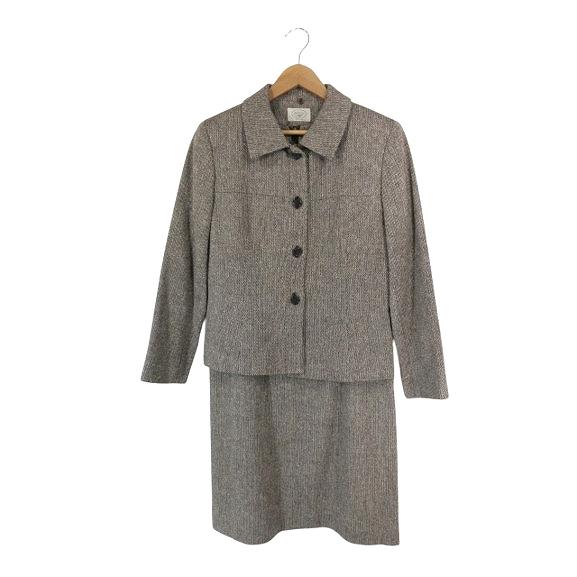 アリスバーリー Aylesbury 2点セット ジャケット 長袖 ボタン ノースリーブ ワンピース ...