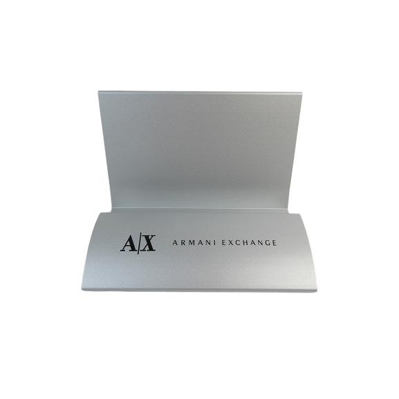 アルマーニエクスチェンジ ARMANI EXCHANGE 名刺 スタンド シルバーカラー QQQ メ...