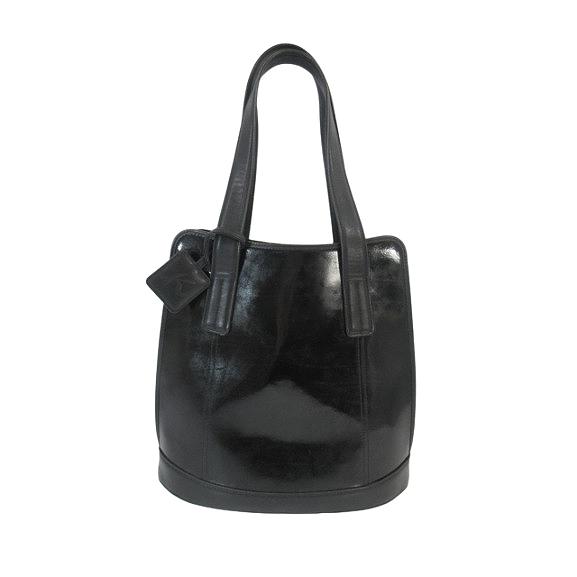 キタムラ Kitamura トートバッグ ハンド チャーム 無地 ブラック QQQ レディース