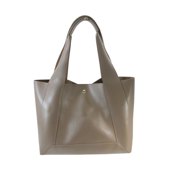 オペークドットクリップ OPAQUE.CLIP トートバッグ ハンド 合成皮革 無地 ブラウン QQ...