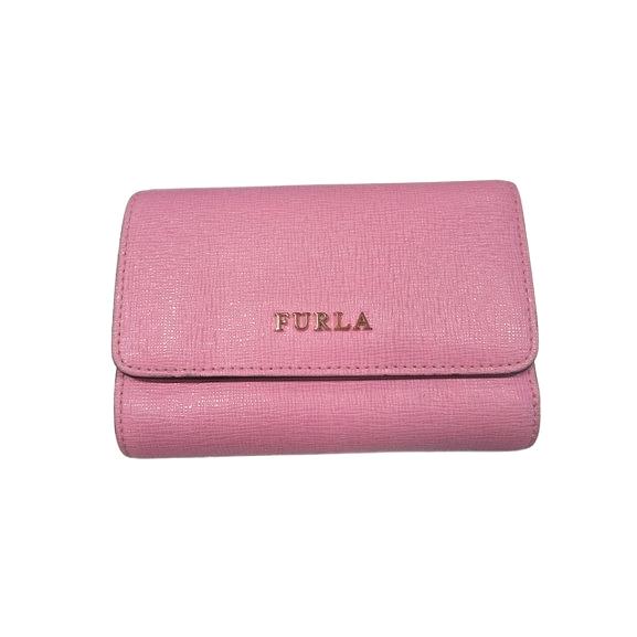 フルラ FURLA ウォレット 三つ折り 財布 ロゴ ピンク QQQ レディース