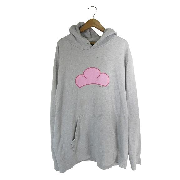 おそ松さん トド松 アニメ キャラクター グッズ プルオーバー パーカー 長袖 ワンポイント グレー...