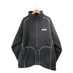 フィッシャー FISCHER フリース ジャケット ジップアップ スキー ウェア 刺繍 ロゴ サイズM 黒 QQQ レディース
