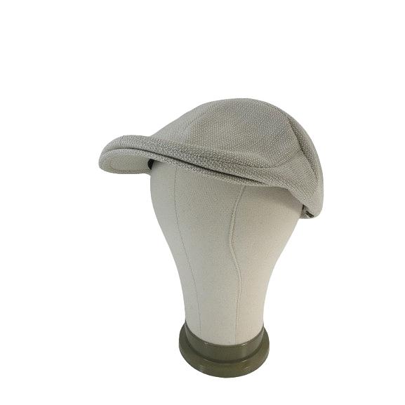 ノックス KNOX ハンチング 帽子 無地 つば リネン混 サイズ60cm ベージュ QQQ メンズ