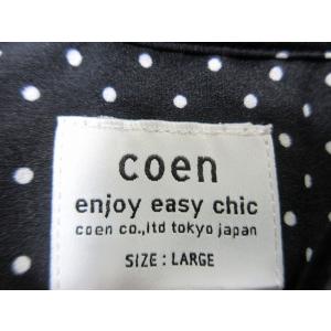 コーエン coen シャツ 長袖 ドット 前開...の詳細画像2