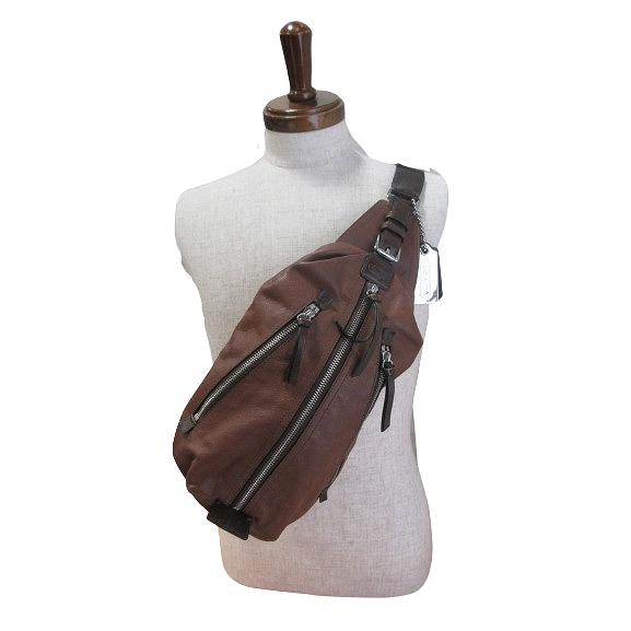 コーチ COACH ボディ バッグ トンプソン レザー スリング パック ブラウン ☆AA★ QQQ...