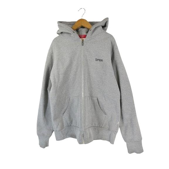 シュプリーム SUPREME ミスターカートゥーン ジップアップ フード パーカー ヘザーグレー ロ...