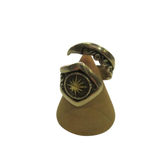 サード SAAD リング 指輪 太陽神 アラベスク K 18 ゴールド S 925 シルバー QQQ...