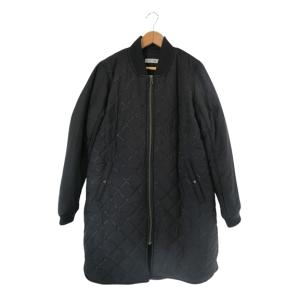 ニコアンド Niko and.. ON55TK05TO ナイロン コート キルティング 裏地 ボアリブ 黒 QQQ レディース