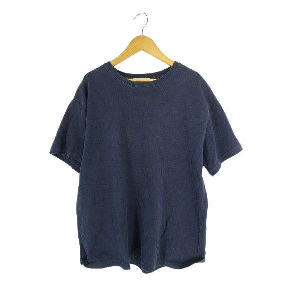 未使用品 レディアゼル REDYAZEL Tシャツ クルーネック 半袖 プリント サイズ F ネイビ...