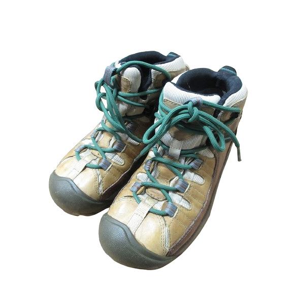 キーン KEEN トレッキング シューズ ブーツ 登山 靴 サイズ 24.5 cm ブラウン QQQ...