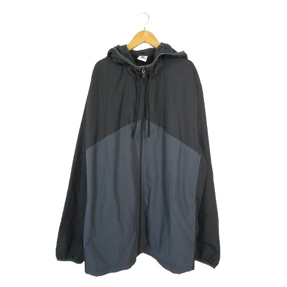 スターター Starter ジャケット フード ジップ アップ 無地 長袖 サイズ2XL 黒 グレー...