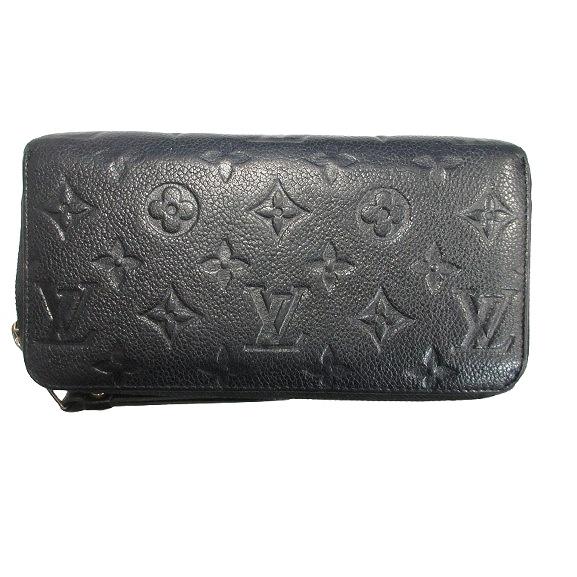 ルイヴィトン LOUIS VUITTON 財布 長財布 ラウンド ウォレット 総柄 M61864 黒...