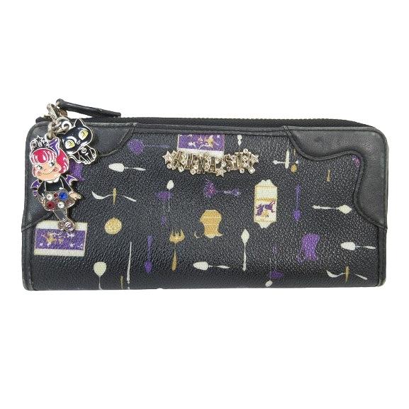 アナスイ ANNA SUI ミルキー ペコちゃん コラボ 財布 長財布 サイフ ウォレット レザー ...